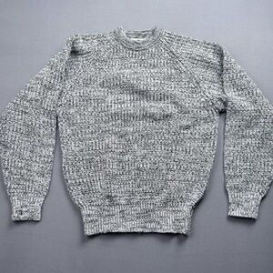 Men's Gray Marled Crewneck Sweater